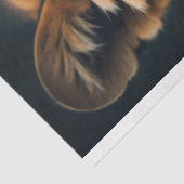 Mousseline Tiger Feline no.4 Tissue paper Tissuepapier (Detail)