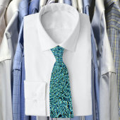 Mousserend Aqua Blue Water Stropdas