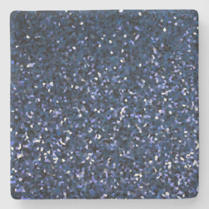 Mousserend blauw glittery Ombre Blauwgroen kleurri Stenen Onderzetter