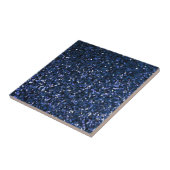 Mousserend blauw glittery Ombre Blauwgroen kleurri Tegeltje (Zijkant)