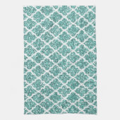 Mousserend Blauwgroen Theedoek (Verticaal)