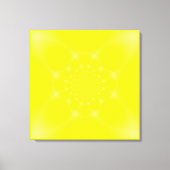 mousserend geel canvas afdruk (Voorkant)