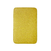 Mousserend Geel Glitter Kleurrijk Helder Kut Badmat (Voorkant Verticaal)