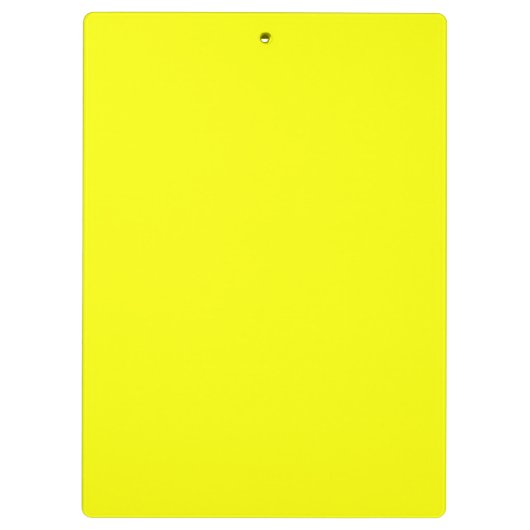 mousserend geel klembord (Achterkant)