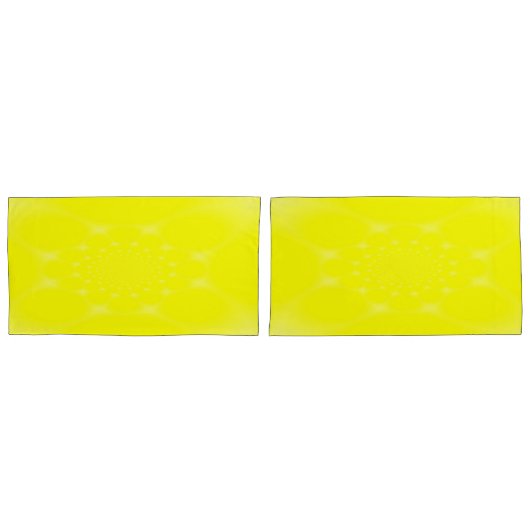 mousserend geel kussensloop (Voorkant-Set)