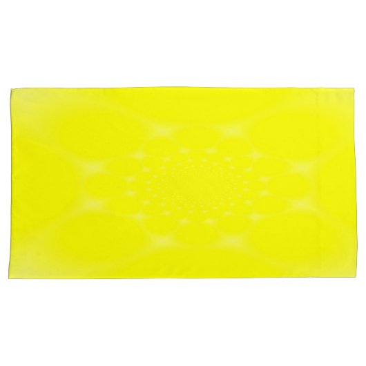 mousserend geel kussensloop (Voorkant-Rechts)