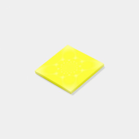 mousserend geel post-it® notes (Schuin)