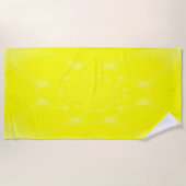 mousserend geel strandlaken (Voorkant)