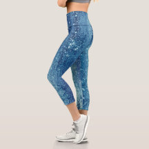 Mousserend Girly Glam Glitter Disco Party Capri