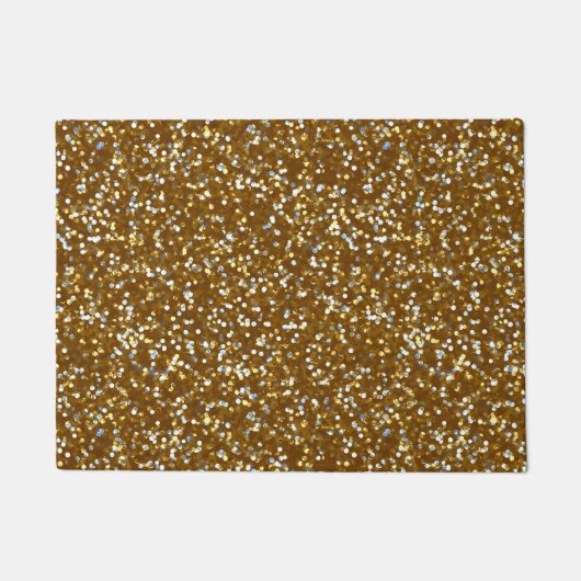 Mousserend Gold Glitter Deurmat (Voorkant)