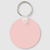 Mousserend Gold Glitter Pastel Roze meisje uniek Sleutelhanger (Achterkant)