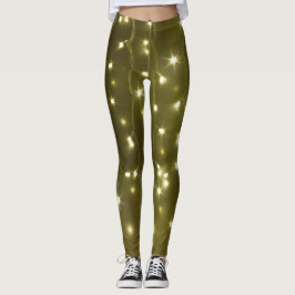 Mousserend Golden String of Lights Legging