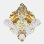 Mousserend goud 10e trouwdag bedankdoosjes (Uitgevouwen)