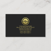 Mousserend goud - Verbetering van het financiële a Visitekaartje (Achterkant)