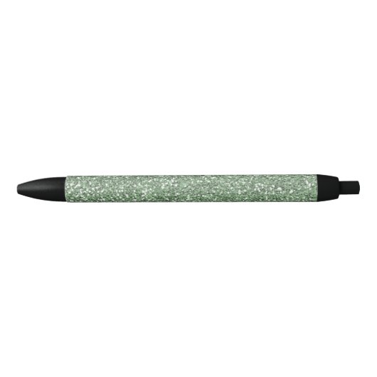Mousserend Green Faux Glitter Zwarte Inkt Pen (Voorkant)