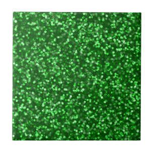 Mousserend Green Glitter Tegeltje