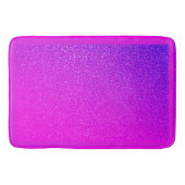 Mousserend Hot Pink Paars Glitter Ombre Girly Cute Badmat (Voorkant)