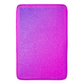 Mousserend Hot Pink Paars Glitter Ombre Girly Cute Badmat (Voorkant Verticaal)