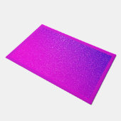 Mousserend Hot Pink Paars Glitter Ombre Girly Cute Deurmat (Schuin)