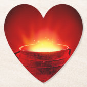 Mousserend licht kartonnen onderzetters (Voorkant)