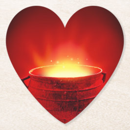 Mousserend licht kartonnen onderzetters