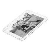 Mousserend nieuwjaar | Holiday Photo Magnet Magneet (Linkerzijde)