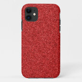Mousserend Red Glitter Case-Mate iPhone Case (Achterkant)