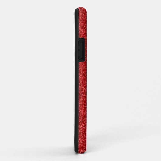 Mousserend Red Glitter Case-Mate iPhone Case (Achterkant/rechts)