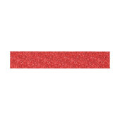 Mousserend Red Glitter Uitnodigingen Wikkel (Vlak)