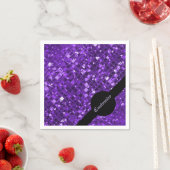 Mousserend Red Mosaic Pattern Napkins Servetten (Insitu)