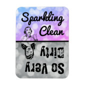 Mousserend reinigen/dus zeer vuile wasmachine draa magneet (Verticaal)