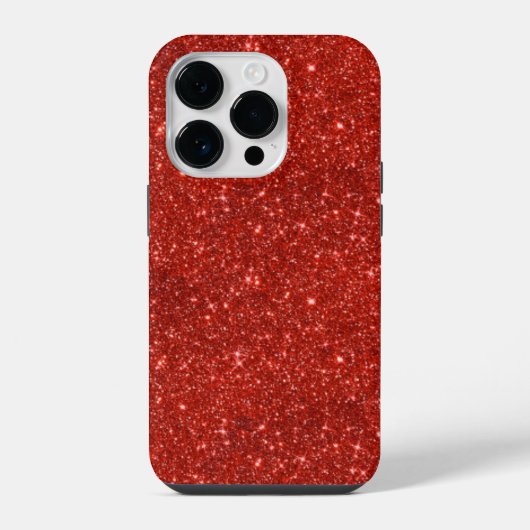 Mousserend Rood iPhone Hoesje (Achterkant)