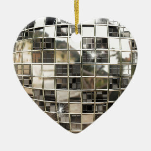 Mousserend Silver Disco Ornament