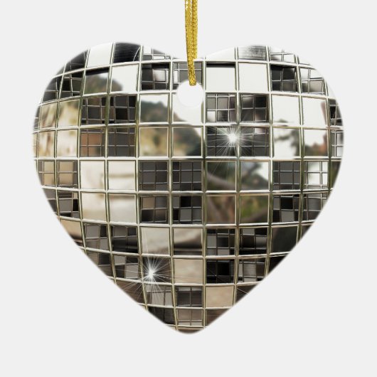 Mousserend Silver Disco Ornament (Voorkant)