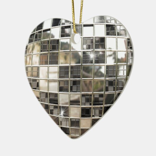 Mousserend Silver Disco Ornament (Links)