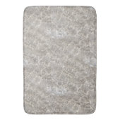 Mousserend water op de zandzomer op het strand badmat (Voorkant Verticaal)