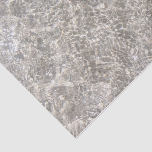 Mousserend water op strand en kust tissuepapier (Detail)