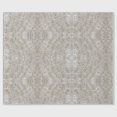 Mousserend water op strandzand en verpakkingspapie cadeaupapier (Vlak)