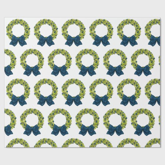 Mousserend Wreath Cadeaupapier (Vlak)