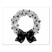 Mousserend Wreath Rubberstempel (Afrduk)