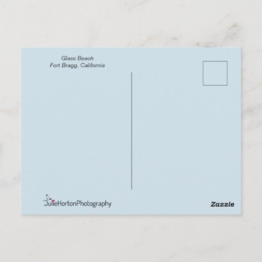 Mousserend Zee Briefkaart (Achterkant)