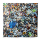 Mousserend Zee, gekleurd Tegeltje (Voorkant)