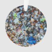 Mousserend Zee Glass uit naam van de oceaan Ornament (voorkant)