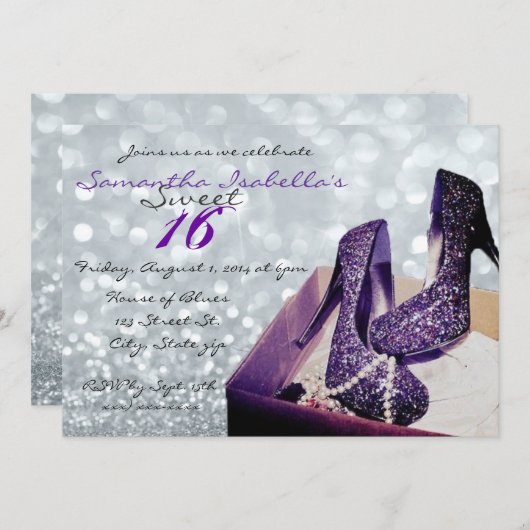 Mousserend zoet 16 kaart (Voorkant / Achterkant)