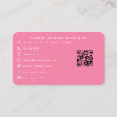 Mousserende Afro-Amerikaanse Urban Hip Hop Salon Visitekaartje (Achterkant)