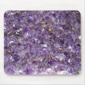 Mousserende Amethist Crystal Gem - Paarse Geode Muismat (Voorkant)