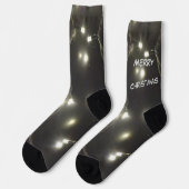 Mousserende BIG Silver Lights Cust. Crew Socks Sokken (Links)