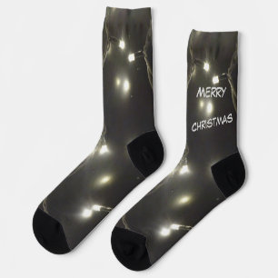 Mousserende BIG Silver Lights Cust. Crew Socks Sokken