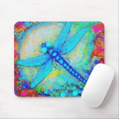 Mousserende Blauwe Dragonfly door Sharles Muismat (Met muis)