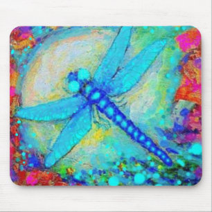 Mousserende Blauwe Dragonfly door Sharles Muismat